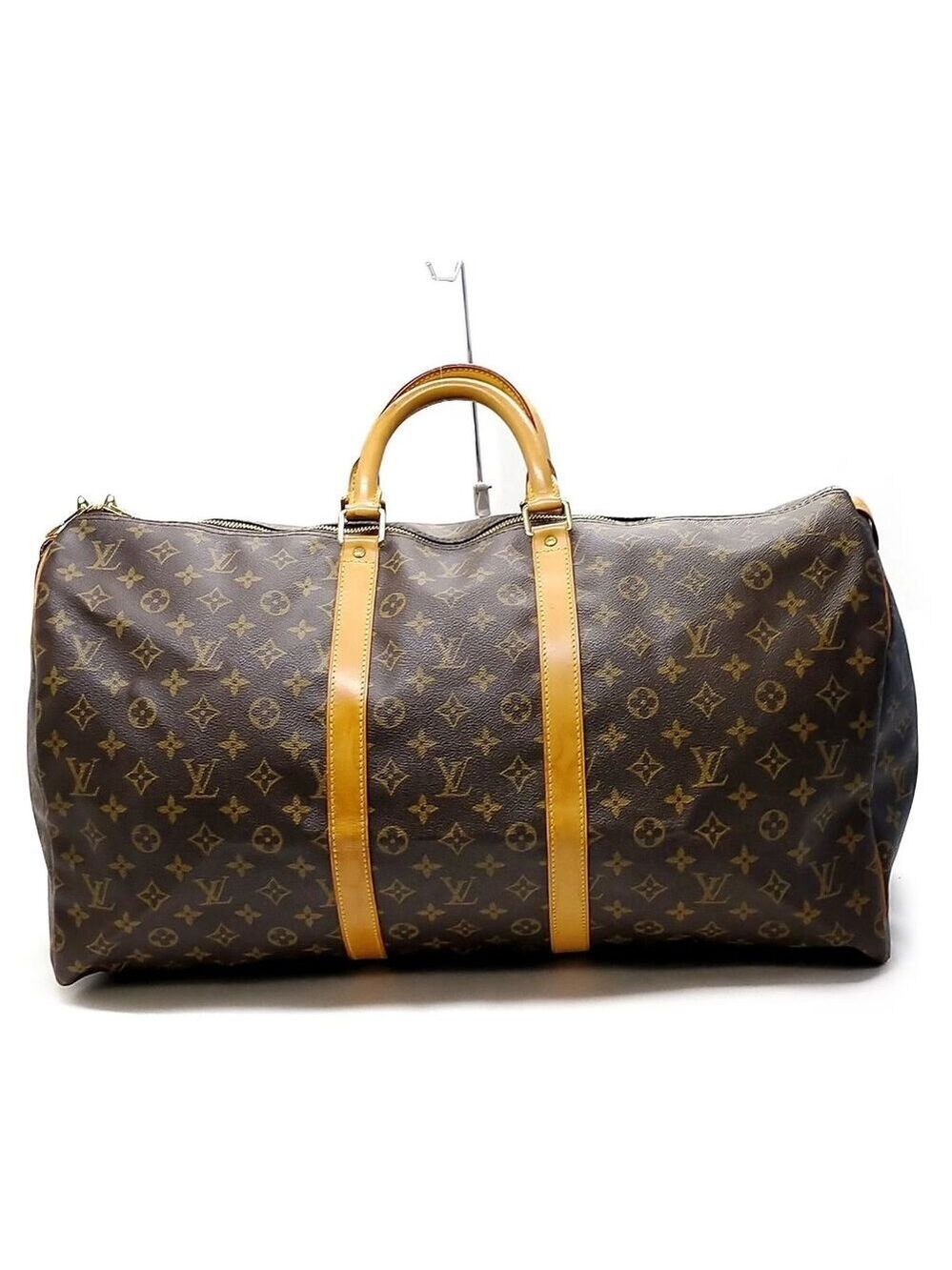 Louis Vuitton LV Boston Bag Keepall 55 Brown Monogram 799-070925